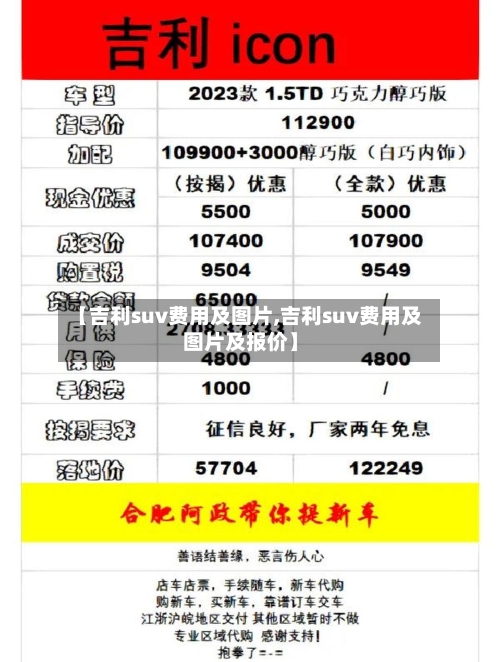 【吉利suv费用及图片,吉利suv费用及图片及报价】-第2张图片
