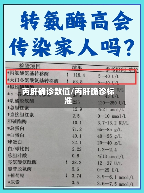 丙肝确诊数值/丙肝确诊标准-第2张图片